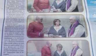 Publicación de la noticia en periódico "El Faro de Ceuta" (contraportada)